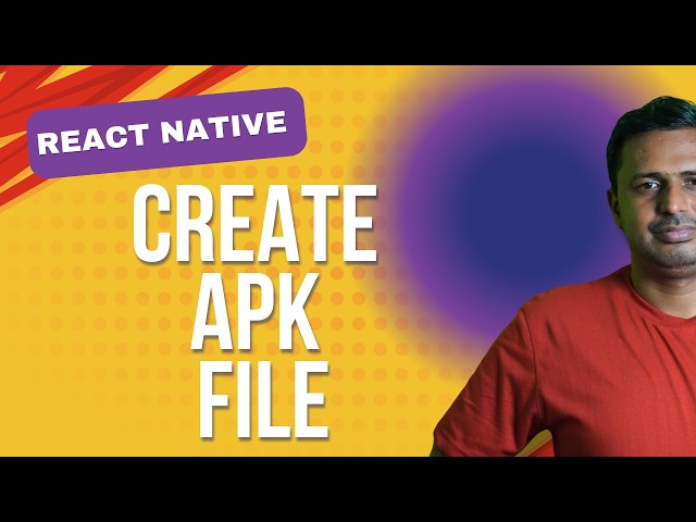 How to Create APK File in React Native | Export APK in react native for Android