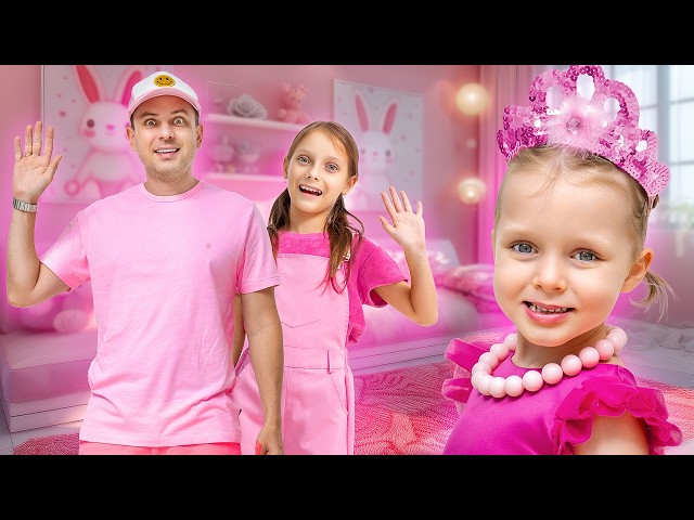 Only Pink Food and Toys for Dasha? Fun Color Story