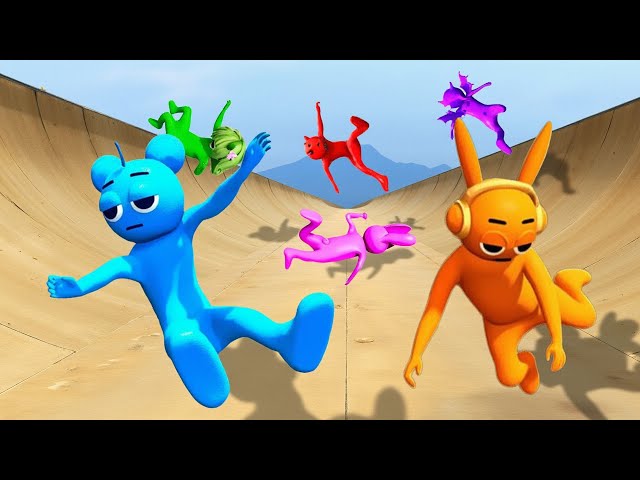 2025 SECONDS OF GTA 5 Incredibox Sprunki Team Jumping Ragdolls and Fails! [Funny]