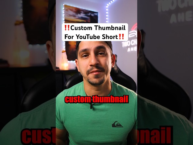 How to Set A Thumbnail On YouTube Short