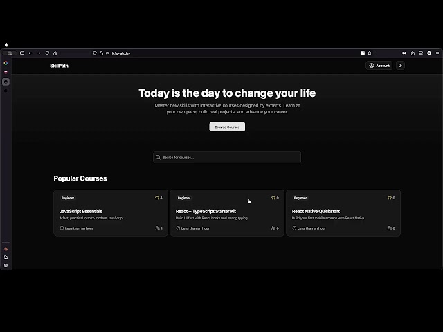 CS50 Final Project — SkillPath: Interactive Programming Courses Platform