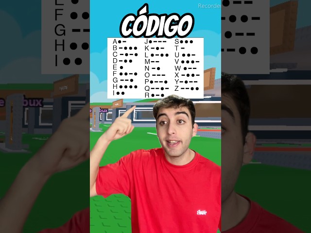Cuando No Puedes Hablar En Roblox Y Usas El Código Morse