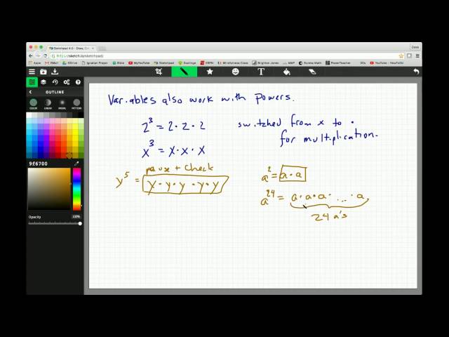 8M1 L1 - Exponential Notation