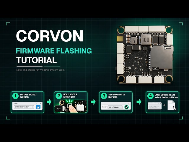 CORVON Firmware Flashing Tutorial | Online & Local Firmware