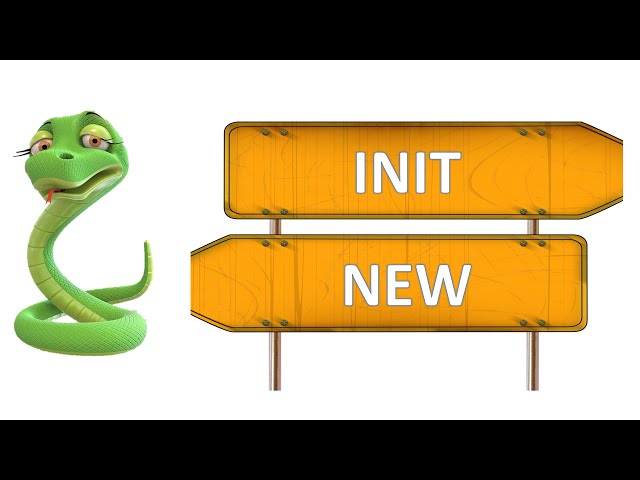 what is the difference between new and init in python