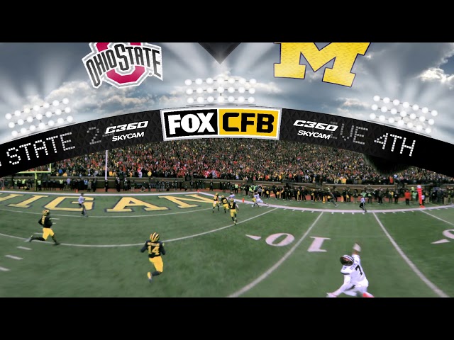 C360 SkyCam NCAAF Ohio State v Michigan 11/25/17 2:2
