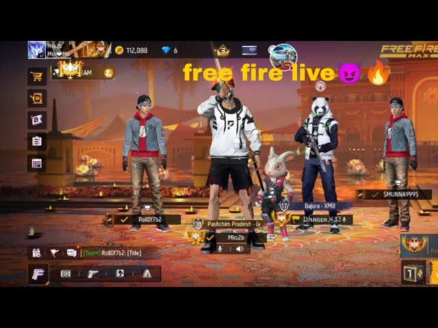 📢(Live) free fire id reaction🔥 Rank push Costom chellenge😈only1vs1 #free fire shorts live👍