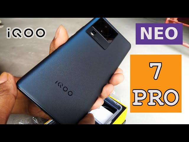 iQOO Neo 7 Pro 5G Dark Storm Unboxing Amazon Retail Box | 2 Years Warranty | Camera & Benchmark