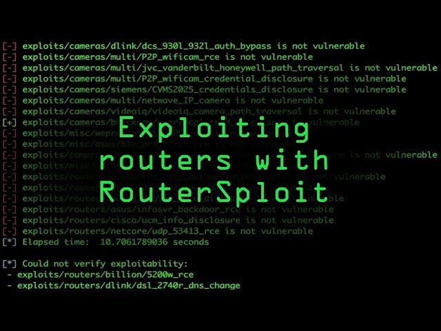 Exploit a Router Using RouterSploit [Tutorial]