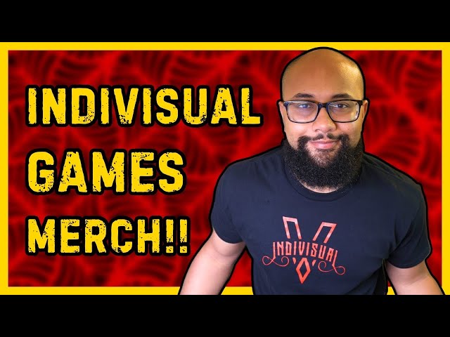 Cool NEW Gamer Merch from INDIVISUAL GAMES!