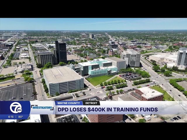 Detroit police lose out on $400K in training funds: 'Someone dropped the ball.'