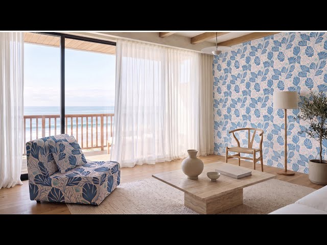 Handmade Coastal Botanical Pattern Design Process | Surface Pattern Design Tutorial