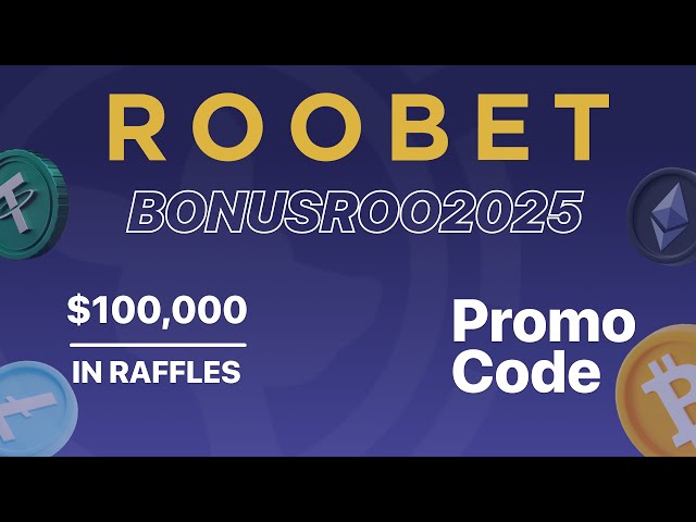 Roobet Promo Code BONUSROO2025 — Get $100K Raffle Access + Daily RooWards Boosts