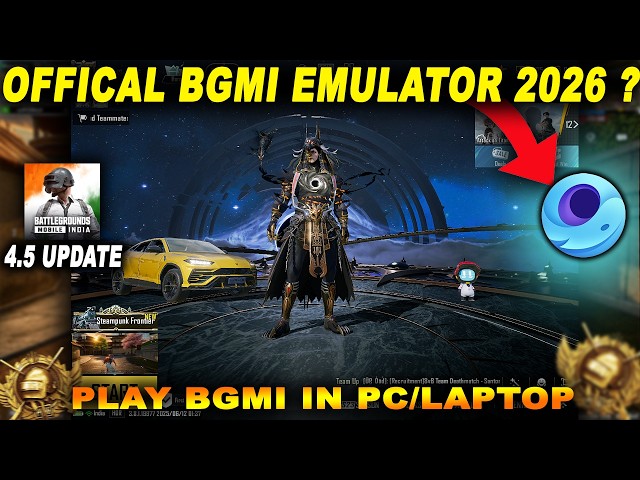 OFFICIAL BGMI Emulator 2026 is HERE! Play BGMI on PC Without Ban 🚀|Play BGMI On GAMELOOP Emulator |