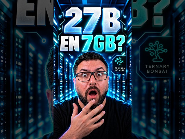 ¿27B en 7 GB? Probando Ternary Bonsai 27B en LOCAL 🤯