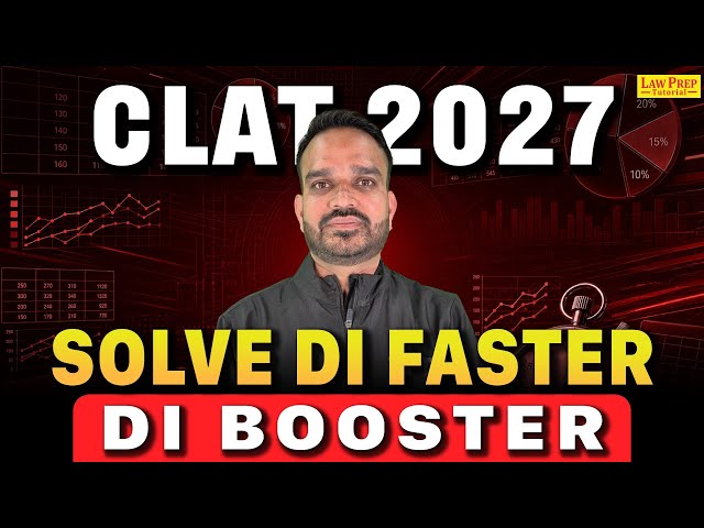 CLAT 2027 Quant | DI Booster: How to Solve Data Interpretation Fast | DI Tricks