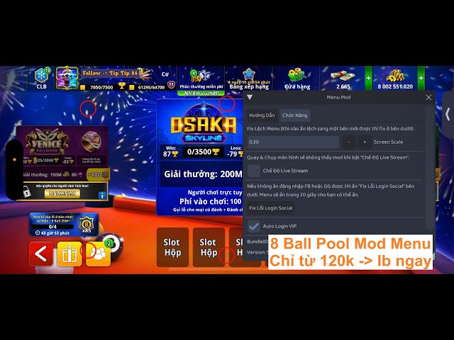 Up coin | 8 Ball Pool Wizard Up to 200M Cày coin | Trickshot Mồi đề pa