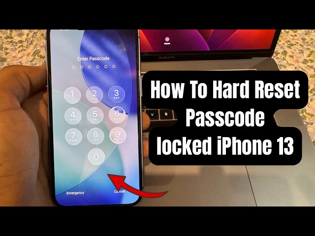How To Hard Reset Passcode Locked iPHONE 13 ( step by step ) no pc