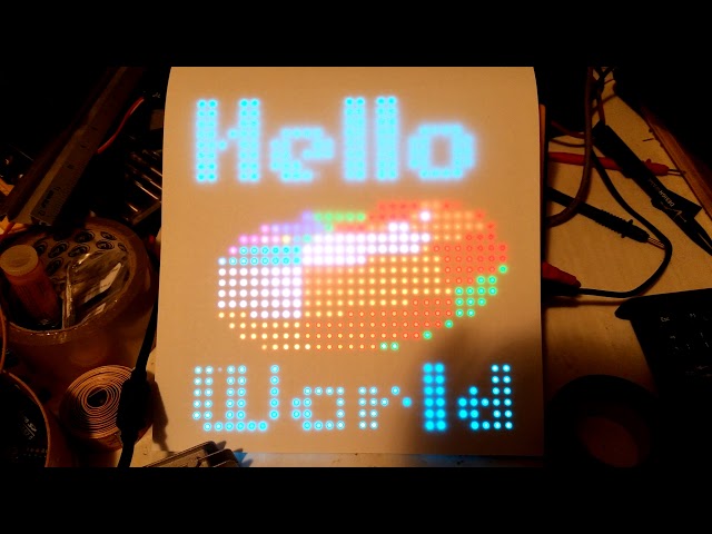raylib on 32x32 LED