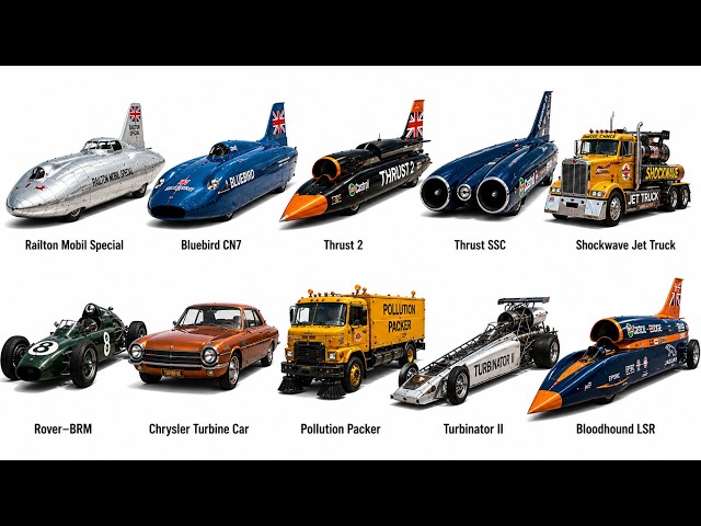 Every Car With a Jet Engine Explained