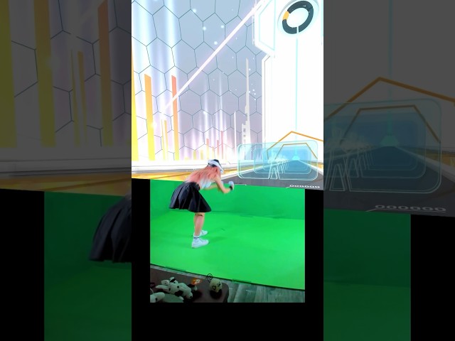 Bumblebee Dance 🐝🐝#vr gaming #ohshape #dancetrend