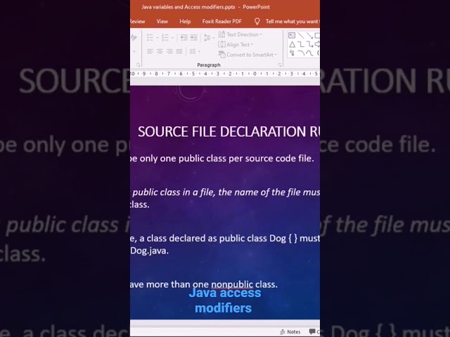 Learn more about Java Access modifiers