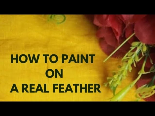 How to prepare feather for Handmade Feather Art | Unique Nature-Inspired Creation”