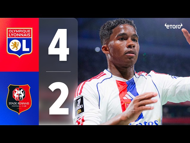 Endrick vuelve a marcar en un partido loco: resumen de OL vs Rennes
