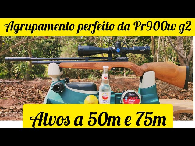 CARABINA DE PRESSAO PR900W G2 TESTE DE AGRUPAMENTO COM O CHUMBO JSB DE 15,89 GRAINS