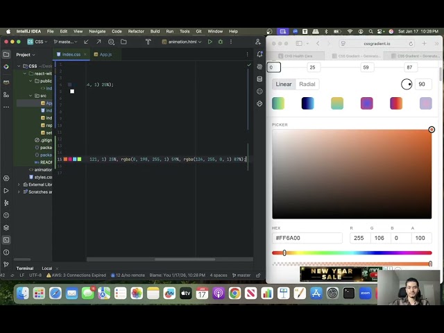 How to create a simple CSS animation
