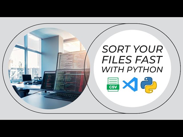 FASTEST Way to Organize Your CSV Files with Python in VSCode!