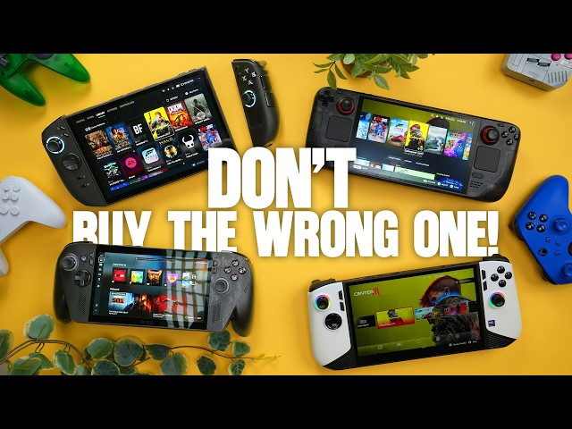 Xbox Ally X vs Steam Deck OLED vs Lenovo Legion Go 2: BEST Gaming Handhelds of 2025