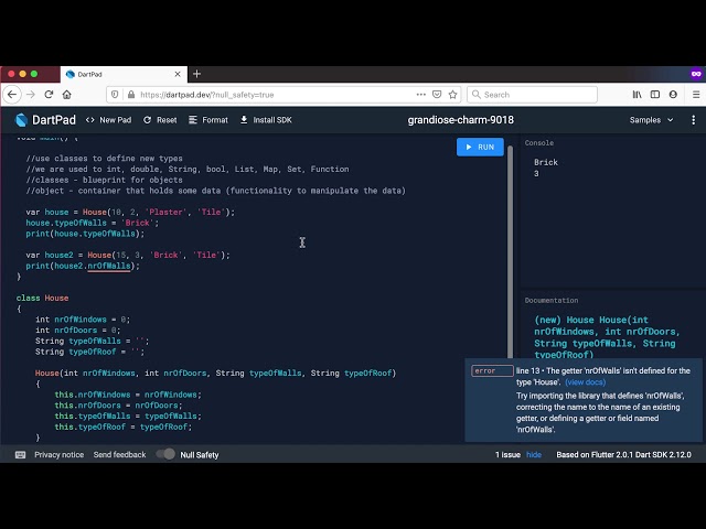 Dart Classes - Basics of Classes in Dart