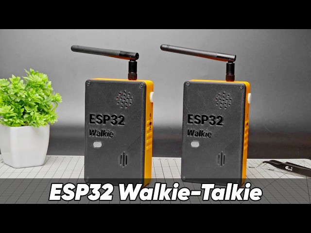 How I Built a Wireless Walkie Talkie with Two ESP32 | Arduino Project with code