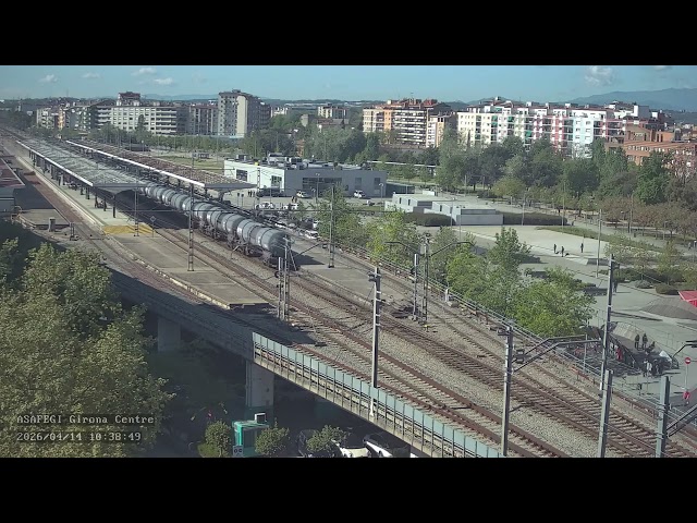 Estació de Girona 14-4-2026 Tarragona-Lleida-BCN-Portbou.@Asafegi 