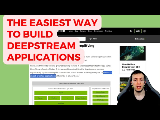 Nvidia's DeepStream 7.0 Service Maker : Simplifying computer vision app development.
