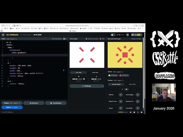 CSSBattle for JANUARY 10 (2026)