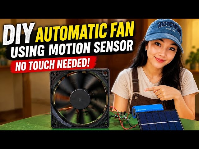 Automatic Fan Using Motion Sensor | No Touch Needed!