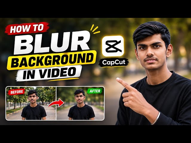 How To Make Any Video Cinematic 📷 Background Blur Kaise Kare - Capcut Editing Tutorial 