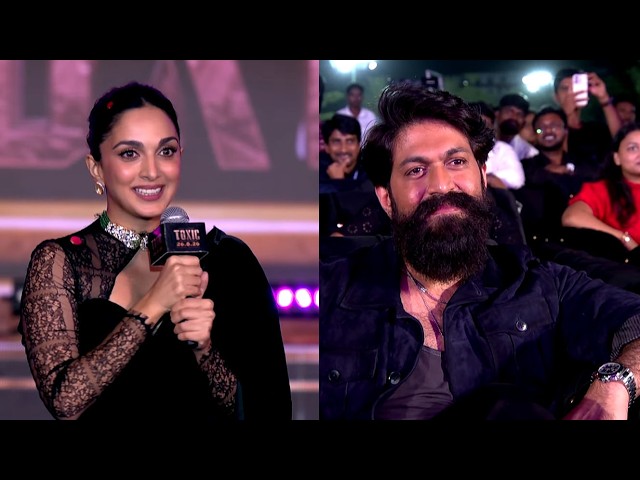 Kiara Advani Speech @ Toxic Pre-Release Event | Rocking Star Yash