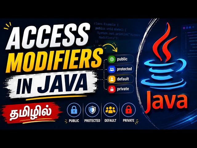 Access Modifiers in Java - Tamil