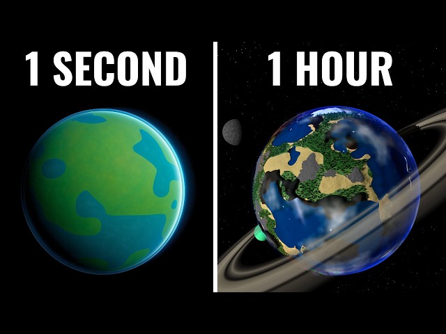 AI Builds a Planet in 1 Second vs 1 Hour