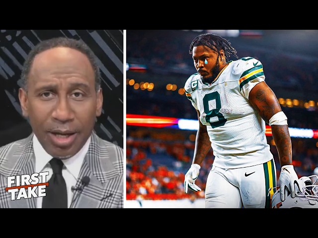 FIRST TAKE | "Josh Jacobs Placed on Exempt List" - Stephen A. Weighs In on Packers Star’s Future!
