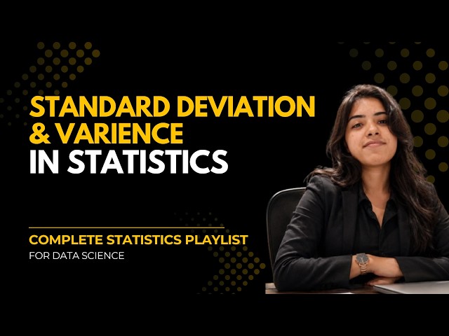 Variance & Standard Deviation Explained | Statistics for Data Science Day 11