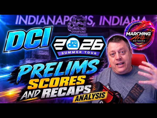 DCI 2026 Prelims - The Biggest Score Changes You Need to See #dci #drumcorps #drummer #bluecoats