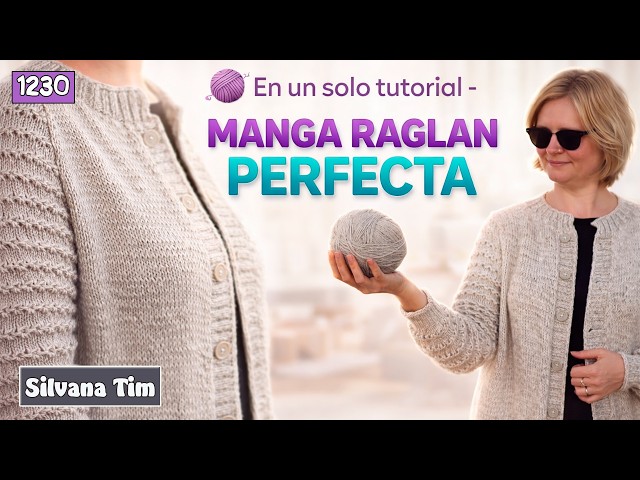 🧶 Tejido a Dos Agujas – Cómo Tejer SACO / CARDIGAN con Botones para Mujer | Paso a Paso