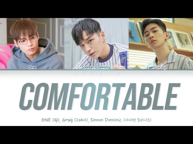 Comfortable (맘 편히) - Simon Dominic, GRAY, ONE (쇼미더머니 5 Episode 2)(Color Coded Lyrics Han/Rom/Eng/가사)