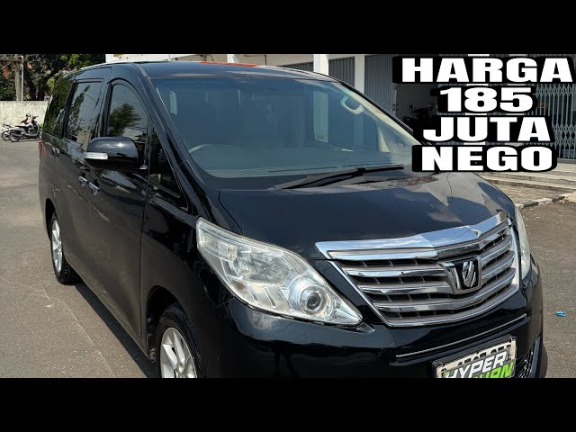 FOR SALE: 2014 TOYOTA ALPHARD 2ND GEN, 2.4L AUTOMATIC, FUEL-EFFICIENT VERSION, $185 MILLION IDR, ...