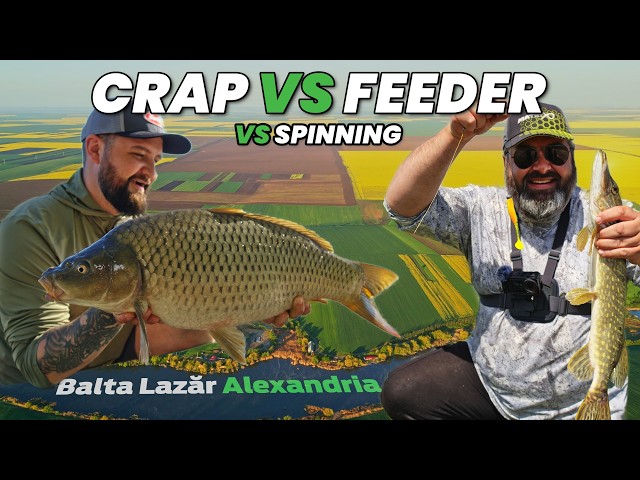 Feeder VS Crap VS Spinning | Anelin VS Ionel | Balta Lazar Alexandria | MarelePescar