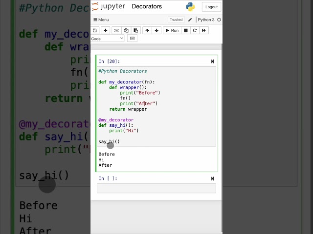 Python Decorators | Before & After Execution #shorts #decorators